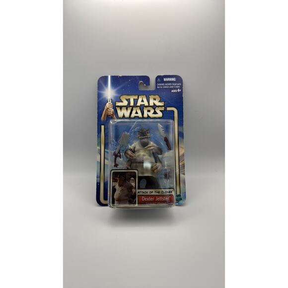 Hasbro Other - Star Wars AOTC Dexter Jettster Coruscant Informant 3.75" Action Figure 2002